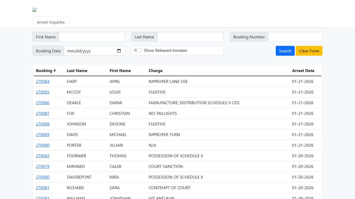 St. Tammany Parish Sheriff Office Inmate Search